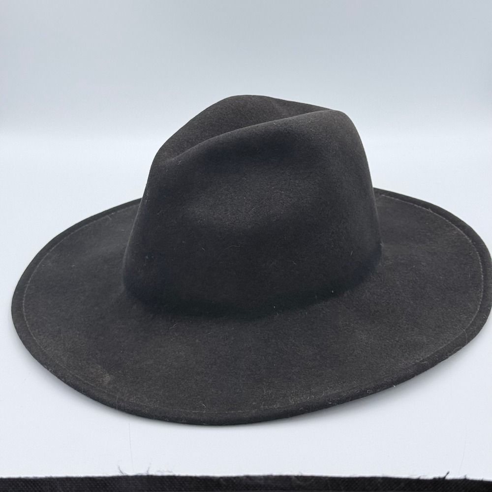 Golden Gate Hat Company Thunder Black Wide Brim Fedora Hat Los Angeles Made